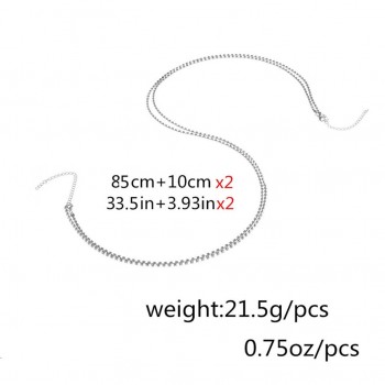 Best Price Women Body Chain Jewelry Bikini Waist Gold Belly Beach Harness Slave Necklace  152510