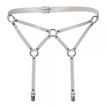 harajuku Women Punk Gothic Handmade Leather Harness Leg Garter Belt Waist Body Suspender harness leg garters