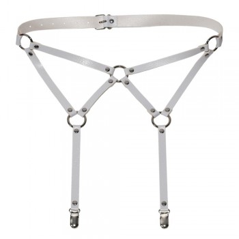 harajuku Women Punk Gothic Handmade Leather Harness Leg Garter Belt Waist Body Suspender harness leg garters
