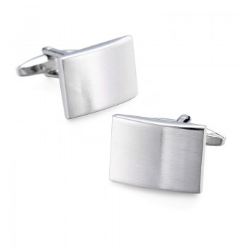 Novelty Hot selling cufflinks High quality Smooth stainless steel laser drawing design cuff links Wedding business Jewelley