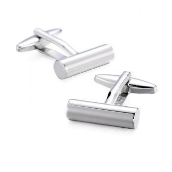 Novelty Hot selling cufflinks High quality Smooth stainless steel laser drawing design cuff links Wedding business Jewelley