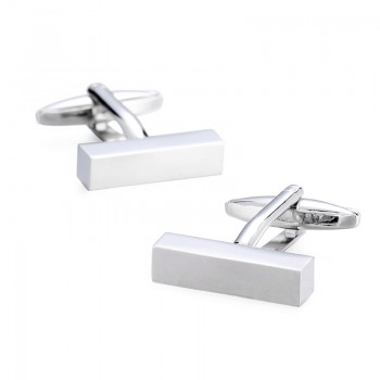 Novelty Hot selling cufflinks High quality Smooth stainless steel laser drawing design cuff links Wedding business Jewelley