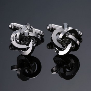 DY The new high quality brass goldsilverblackand twist Cufflinks mens fashion wedding French shirt Cufflinks free shipping