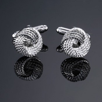DY The new high quality brass goldsilverblackand twist Cufflinks mens fashion wedding French shirt Cufflinks free shipping