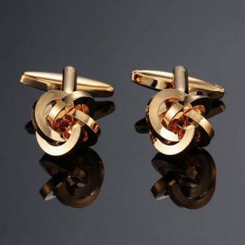 DY The new high quality brass goldsilverblackand twist Cufflinks mens fashion wedding French shirt Cufflinks free shipping