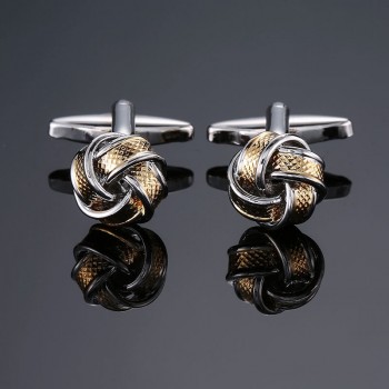 DY The new high quality brass goldsilverblackand twist Cufflinks mens fashion wedding French shirt Cufflinks free shipping