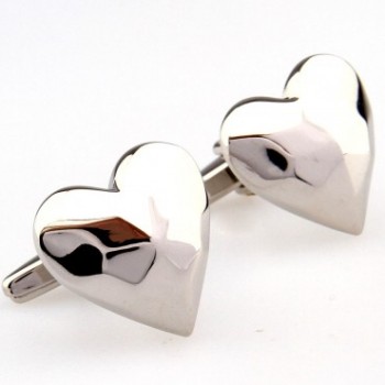 Silver Red Heart I Love You My Wife Fashion Wedding Cufflink Cuff Link 1 Pair Big Promotion Best Man Groom Groomsman Bride