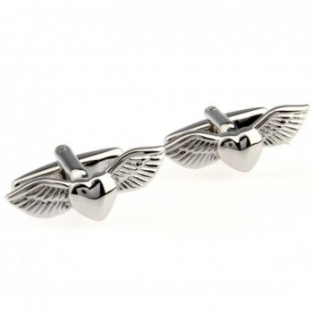 Silver Red Heart I Love You My Wife Fashion Wedding Cufflink Cuff Link 1 Pair Big Promotion Best Man Groom Groomsman Bride