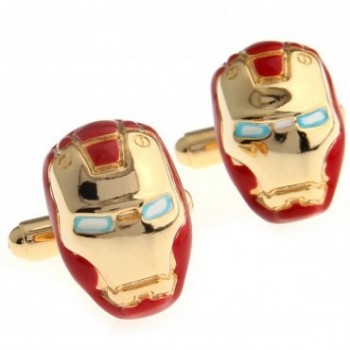 Fashion Super Hero Superhero Ironman Flash Spawn Green Lantern Captain America Spider Cufflink Cuff Link 1 Pair Free Shipping