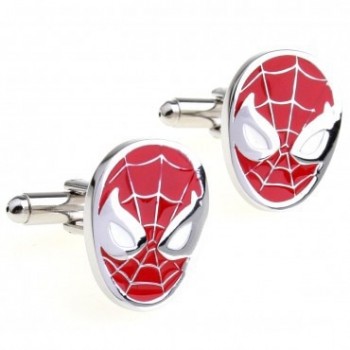 Fashion Super Hero Superhero Ironman Flash Spawn Green Lantern Captain America Spider Cufflink Cuff Link 1 Pair Free Shipping