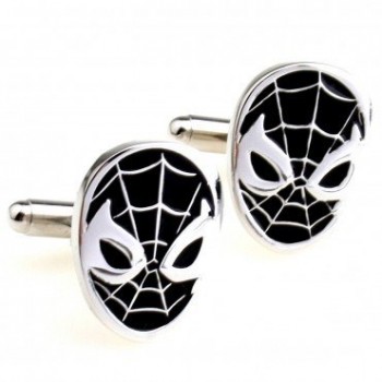 Fashion Super Hero Superhero Ironman Flash Spawn Green Lantern Captain America Spider Cufflink Cuff Link 1 Pair Free Shipping