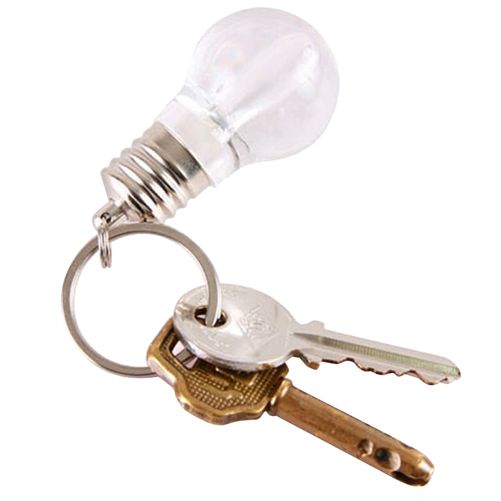 OTOKY 2018 Hot Sale New Mini Cute Key Chain Touch 7 Color Changing LED Light Lamp Bulb Keychain Toy For Gift Dropshipping Jun12