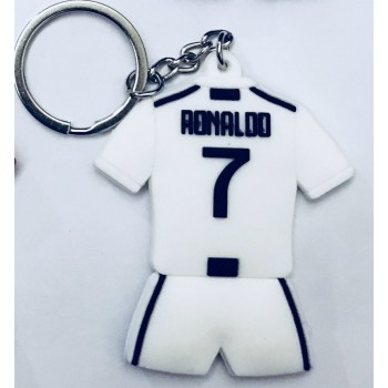 New Season CR7 C.RONALDO Messi Europe Football leagues Soccer Club Logo Bronze Keychains Mens Football Club Keychain Liverpool