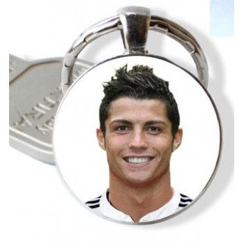 New Season CR7 C.RONALDO Messi Europe Football leagues Soccer Club Logo Bronze Keychains Mens Football Club Keychain Liverpool