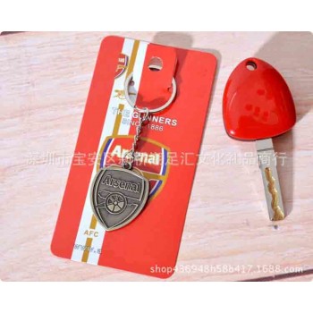 New Season CR7 C.RONALDO Messi Europe Football leagues Soccer Club Logo Bronze Keychains Mens Football Club Keychain Liverpool
