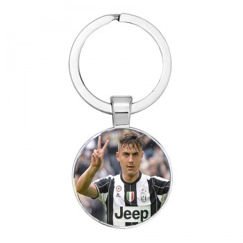 New Season CR7 C.RONALDO Messi Europe Football leagues Soccer Club Logo Bronze Keychains Mens Football Club Keychain Liverpool