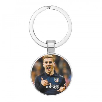 New Season CR7 C.RONALDO Messi Europe Football leagues Soccer Club Logo Bronze Keychains Mens Football Club Keychain Liverpool