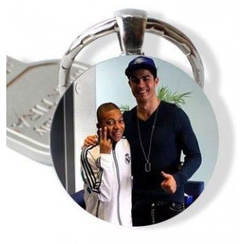New Season CR7 C.RONALDO Messi Europe Football leagues Soccer Club Logo Bronze Keychains Mens Football Club Keychain Liverpool