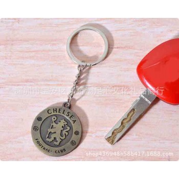 New Season CR7 C.RONALDO Messi Europe Football leagues Soccer Club Logo Bronze Keychains Mens Football Club Keychain Liverpool