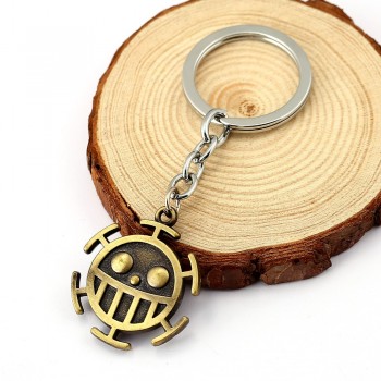 HSIC One Piece Keychain Surgeons Trafalgar Law Key Ring Mens Fashion Accessories Anime Dropshipping HC11541
