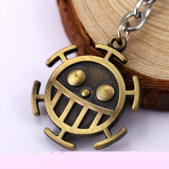 HSIC One Piece Keychain Surgeons Trafalgar Law Key Ring Mens Fashion Accessories Anime Dropshipping HC11541