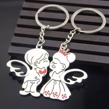 GEMIXI  Creative Couple Keychain Gift Cup Love Key Ring  4.5