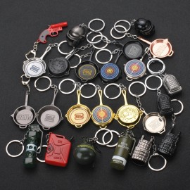 2019 Hot Game 26 Styles PUBG CS GO Weapon Keychains AK47 Gun Model 98K Sniper Rifle Key Chain Ring for Men Gifts Souvenirs 12CM