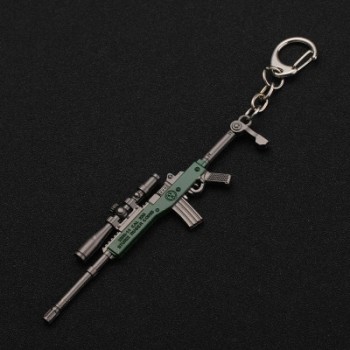 2019 Hot Game 26 Styles PUBG CS GO Weapon Keychains AK47 Gun Model 98K Sniper Rifle Key Chain Ring for Men Gifts Souvenirs 12CM
