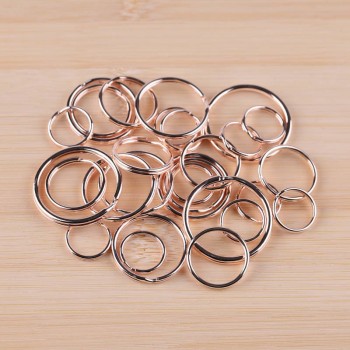 diy Jewelry accessories handmade material package key ring key ring double ring