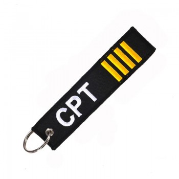 Remove Before Flight OEM Key Chains Berloques Red Embroidery Highlight Key Fobs Chains Jewelry Aviation Gifts Chaveiro Masculino