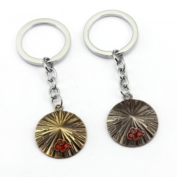 25 Style NARUTO Keychain Anime Key Chain Akatsuki hat Key Ring Holder scrolls Pendant Chaveiro Jewelry Souvenir