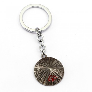 25 Style NARUTO Keychain Anime Key Chain Akatsuki hat Key Ring Holder scrolls Pendant Chaveiro Jewelry Souvenir