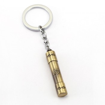 25 Style NARUTO Keychain Anime Key Chain Akatsuki hat Key Ring Holder scrolls Pendant Chaveiro Jewelry Souvenir