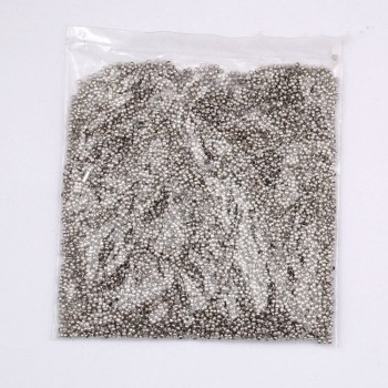 Aclovex 200pcs/lot Dia 2mm 3 mm Metal Copper Crimp End Beads Spacer Beads Gold Silver Color Stopper Beads for Diy Jewelry Making