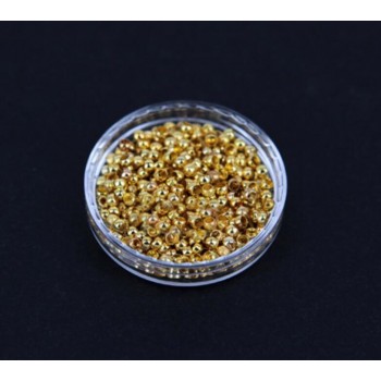 Aclovex 200pcs/lot Dia 2mm 3 mm Metal Copper Crimp End Beads Spacer Beads Gold Silver Color Stopper Beads for Diy Jewelry Making