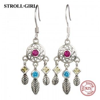 New 100% Authentic 925 Sterling Silver dreamcatcher set Charms beads fit European bracelet diy jewelry making 925 christmas gift