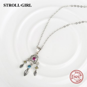 New 100% Authentic 925 Sterling Silver dreamcatcher set Charms beads fit European bracelet diy jewelry making 925 christmas gift