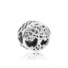 5PCS Bijoux Family is Where Love Grows Jewellery Tree Of Life Round Heart Bead For Jewelry Making DIY Pandora Charm Bracelet