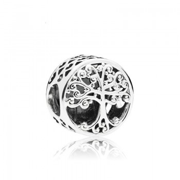 5PCS Bijoux Family is Where Love Grows Jewellery Tree Of Life Round Heart Bead For Jewelry Making DIY Pandora Charm Bracelet