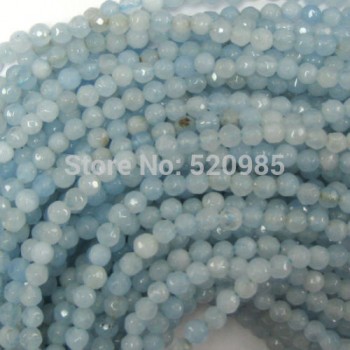 98pcs/lot Free Shipping Natural Stone 4MM Faceted Colorful Chalcedony Loose Beads Pick Colors For Jewelry Making No.FJB01