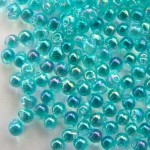 Taidian 3.4mm Transparent Aqua AB Miyuki Drop Bead For Native Beadwork DP260 3/5grams/lot
