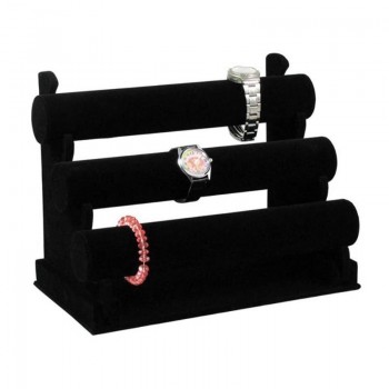 3-Tier Jewelry Bracelet Watch Bangle Display Holder Stand Showcase T-bar Stand Rack Bracele Holder 300*175*250mm