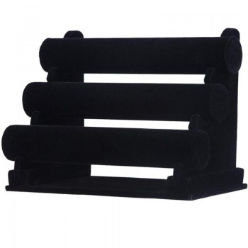 3-Tier Jewelry Bracelet Watch Bangle Display Holder Stand Showcase T-bar Stand Rack Bracele Holder 300*175*250mm