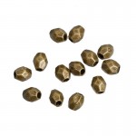 DoreenBeads Zinc Based Alloy Spacer Beads Drum Antique Bronze DIY Findings 4mm( 1/8) x 3mm( 1/8), Hole: Approx 1.4mm, 64 PCs