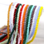 Crystal Rondelle Beads 3mm 148PCS/LOT Loose Czech Crystal Beads Wholesale Mixed Colors Faceted Porcelain Tamaryo Beads