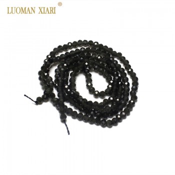 Wholesale Faceted 2mm 3mm Natural Stone Beads Pink Quartz Crystal Gem Beads For Jewelry Making  Beadwork DIY Bracelet necklace