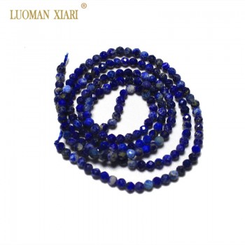 Wholesale Faceted 2mm 3mm Natural Stone Beads Pink Quartz Crystal Gem Beads For Jewelry Making  Beadwork DIY Bracelet necklace