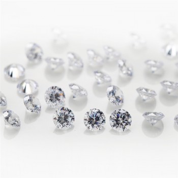 1000pcs AAAAA Grade White 0.8~5.0mm Cubic Zirconia Stone Round Cut Loose CZ Stone Synthetic Gems For Jewelry
