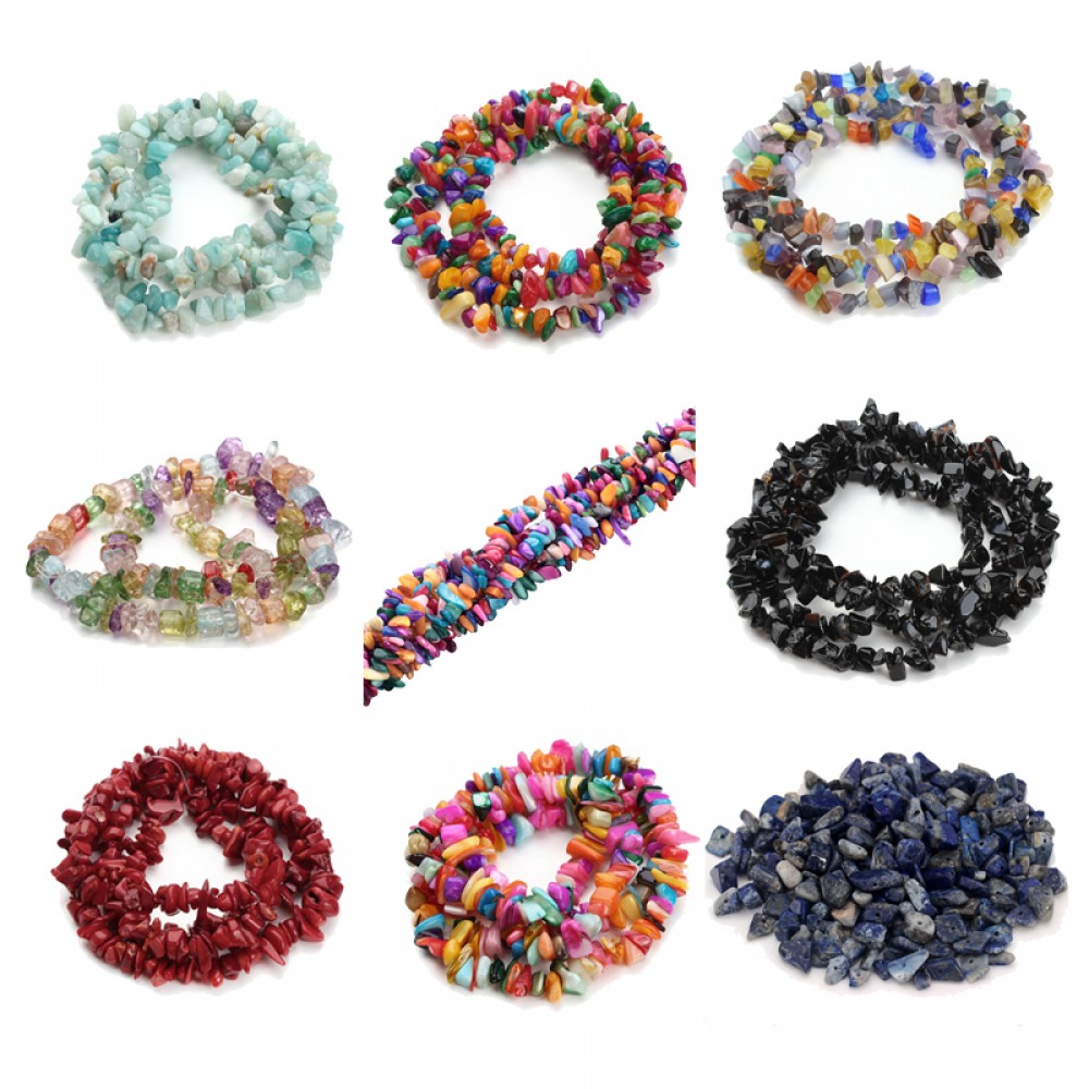 Natural Stone Beads Chips Beads 5-8mm Agates Turquolse Strand 31.5 inch Lrregular Gravel Bead Diy Bracelet For Jewelry Making