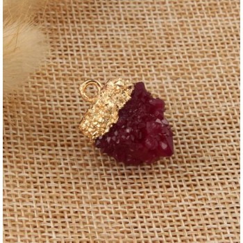 2pcs 16mm Irregular Waterdrop Resin Stone Pendants Finding Women Diy Earrings Necklace Charms Handmade Jewelry Accessories F41